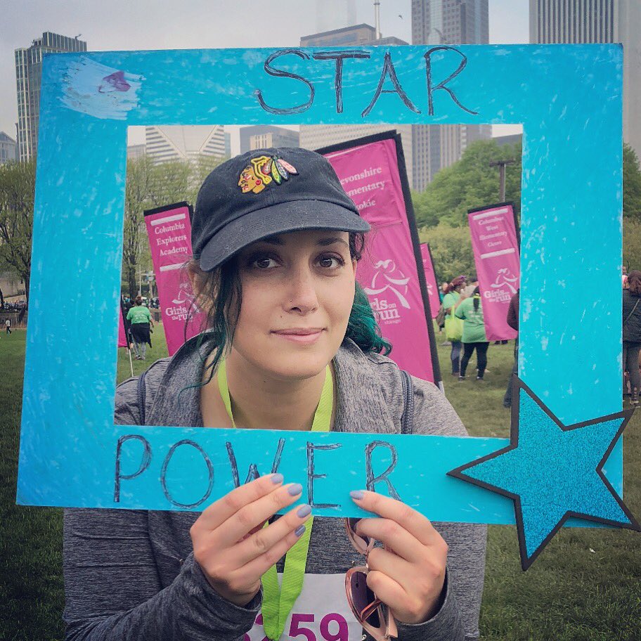 Girls on the Run 5k! Yay Dever Dragons, woo! 🐉