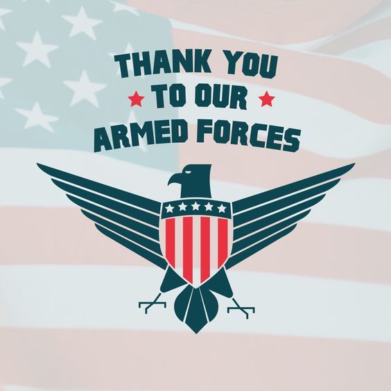 smilesbyLarson's tweet photo. We thank the members of our military for their service to our country! https://t.co/3Z0AGb8ECP