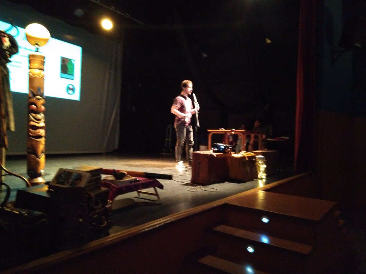 Empieza la charla de @AlexSanchis93 brigadista en Palestina y Cisjordania. #Nómadas2018