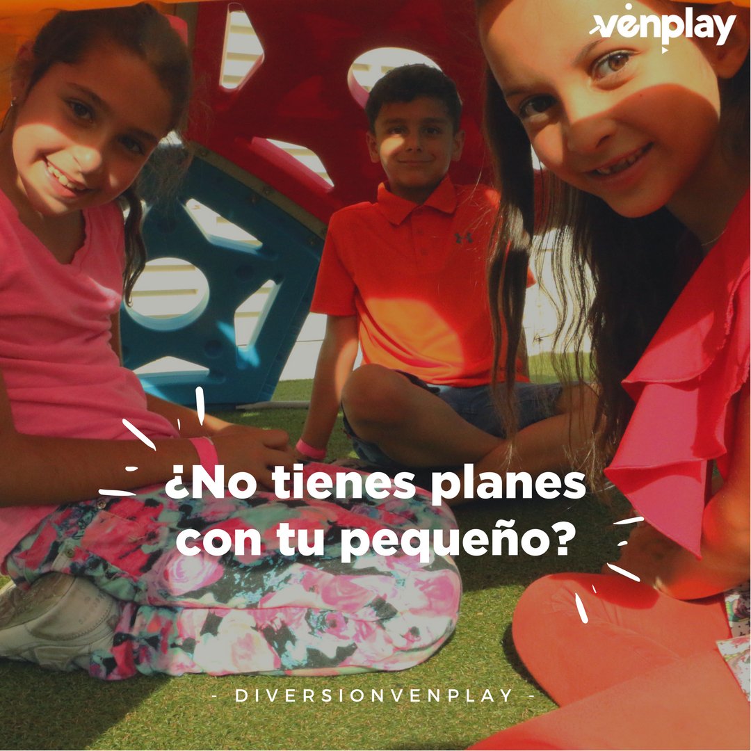 infovenplay's tweet photo. ¡No esperes más!, ven a Venplay a pasar de una tarde llena de diversión.

#venplay #venplayers #sientelaenergia #diversionvenplay #entretenimiento #parqueinfantil #enjoy #fun #caracas https://t.co/6Nfnb5cnAO