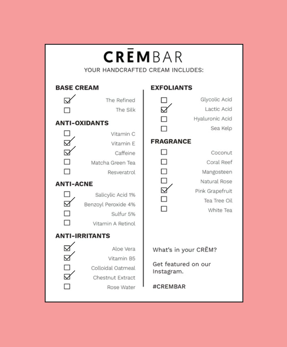 crembar's tweet photo. What in your CRĒM?
.
.
.
.
.
#healthandbeauty #new #makeup #skincare #skin #love #beauty #beautyproducts #skincarecommunity #skincareobessed #skincarelover #beautyblog #beautybloggers #cleanbeauty #morningroutine #giveaway #skincarejunkie #greenbeauty #vegan https://t.co/wOdpUP0ugr