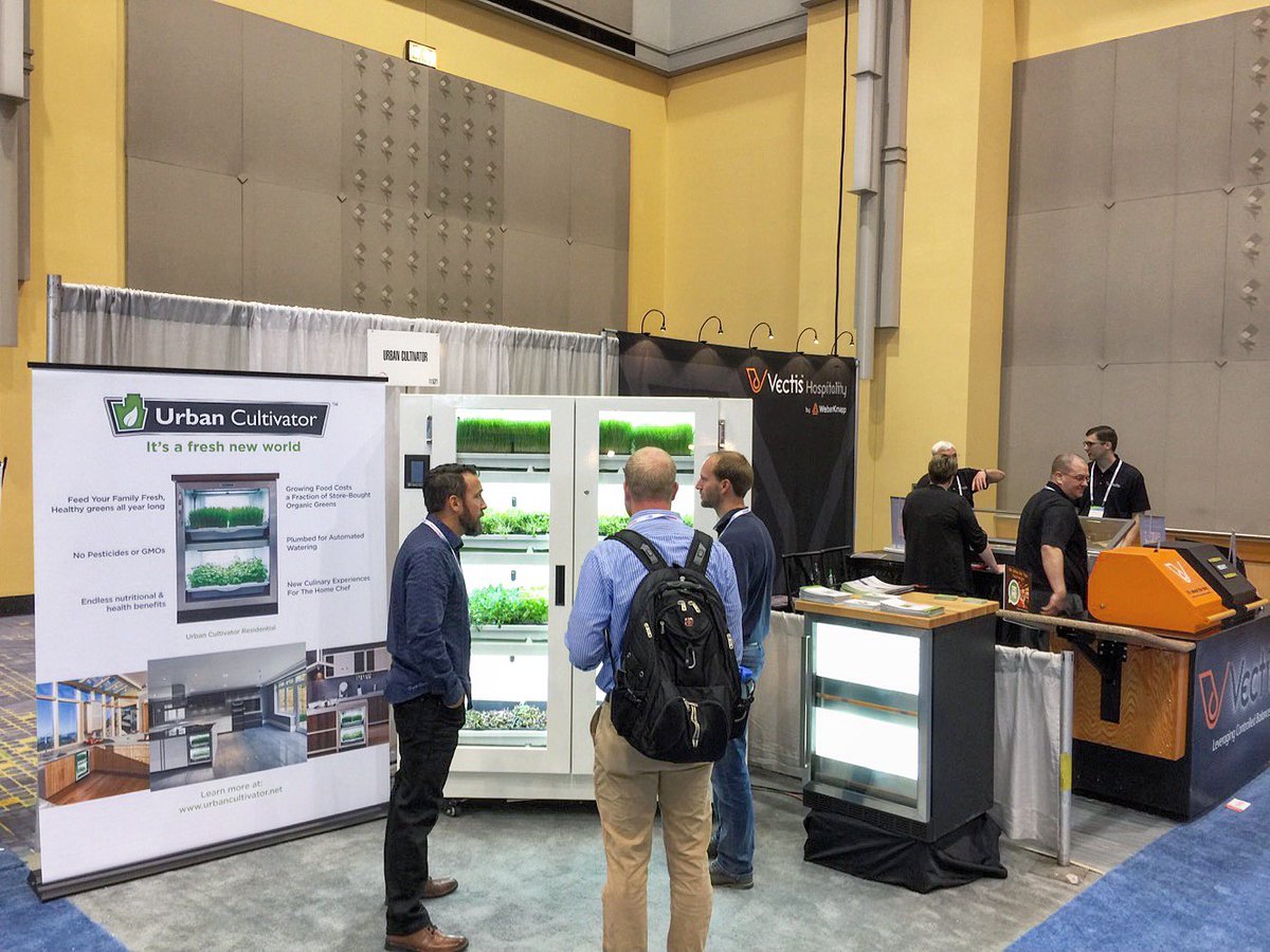 Are you at the <a href="/natlrestshow/">National Restaurant Association Show</a>? Come by our booth (11521) in the Lakeside section and learn how the #UrbanCultivator can revolutionize your kitchen. #firedup