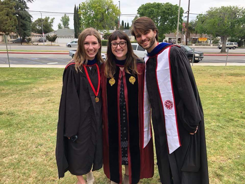 18thscrivscsun's tweet photo. Scrivener co-presidents @agprinzing  and @RossBrummet after their MA hooding with scrivener advisor Dr. Danielle Spratt. https://t.co/qpQ2Xcrlrd