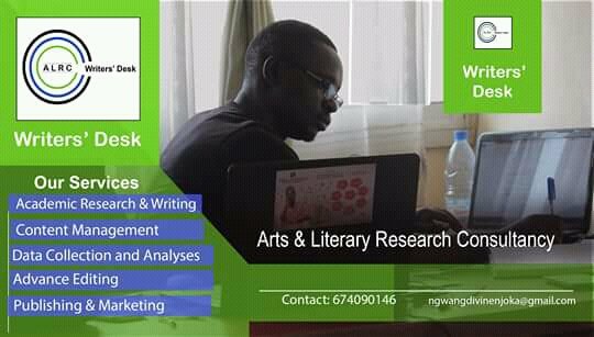 WDCONS's tweet photo. Writers' Desk,
The ideal for #AcademicResearch and #Writing, Content Management, #DataCollection and Analyses, #AdvanceEditing, Publishing and #Marketing.
Contact us via
Tel: 674090146
Facebook: 674090146
Email:ngwangdivinenjoka@Gmail. com https://t.co/Mm011hgpiB