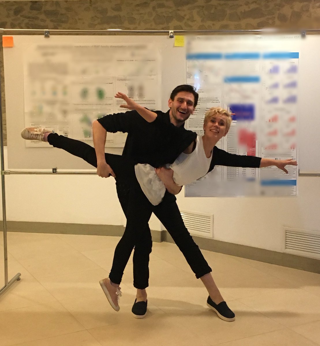Thank you #EMBOpseudo2018 for inspiring meeting! 😁 #postersessionballet