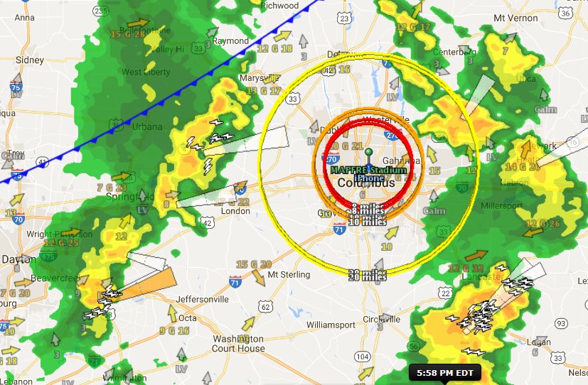 rockontherange's tweet image. UPDATE: Here is the latest radar, the storm is continuing to head in our direction. Please remain in shelter and thank you for your patience, we will continue to keep you informed.