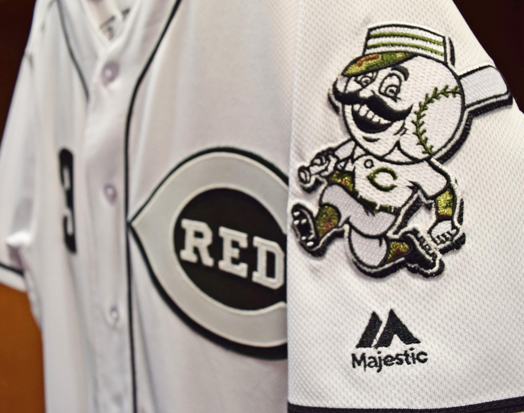 Cincinnati Reds on X: Tonight's Military Appreciation uniforms in