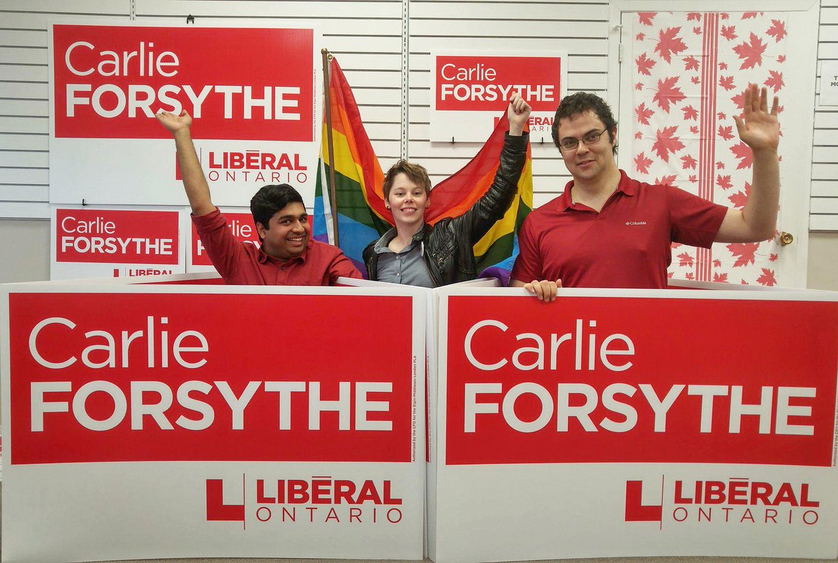 VoteForsythe's tweet photo. We received a warm response in the office for my #OutAndLiberal event in St. Thomas today. I want to thank my supporters for coming out and volunteering their time. We know what we're fighting for: #CareOverCuts
#readytolead #readytolisten #EML #voteforsythe #votecarlie https://t.co/VHfwhV93AV