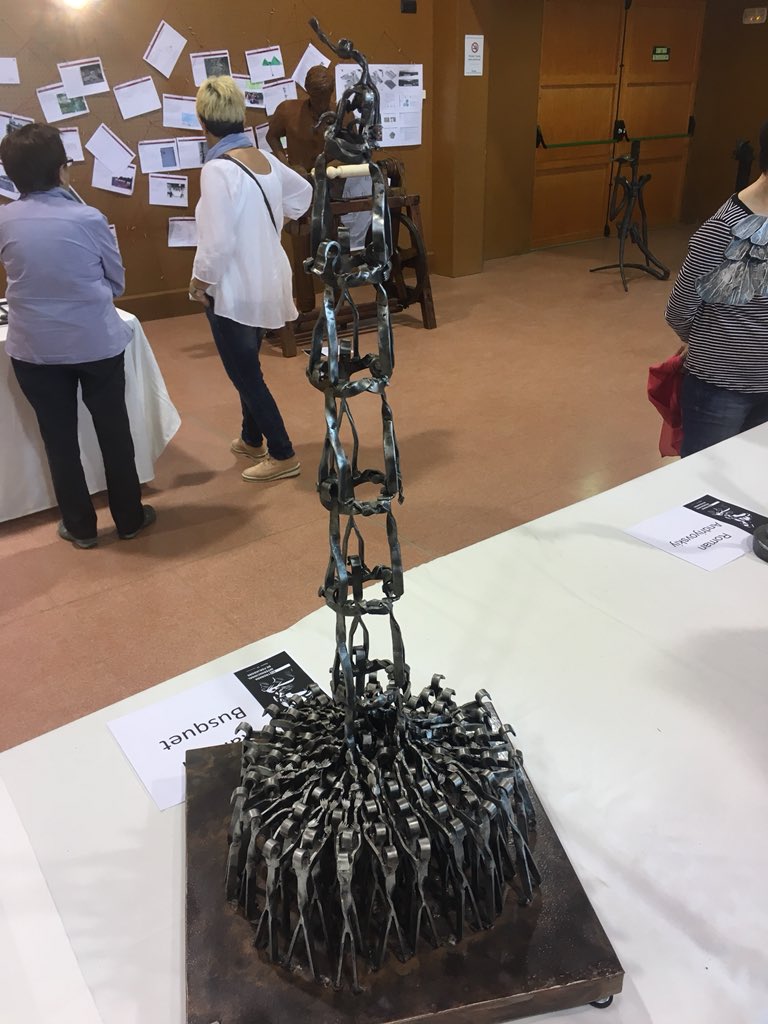 Aquest capdeseana a la  #forjaalpens hi podeu veure una peça dedicada a la nostra colla