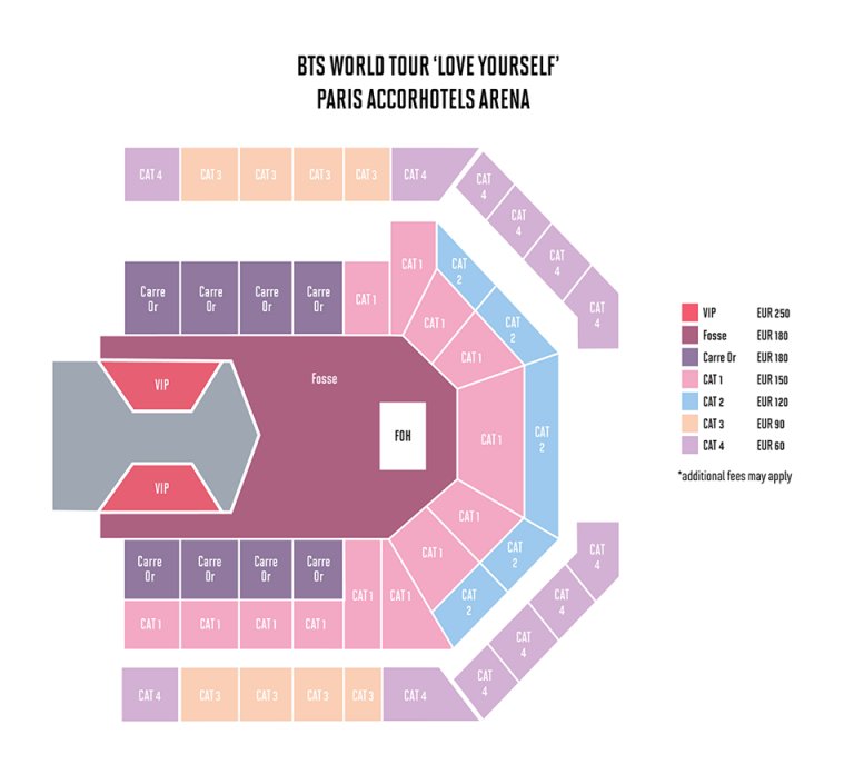 Accor Arena Blackpink Plan Salle Kpop in Paris 🇫🇷 on Twitter: "Pour ceux qui auraient du mal à bien