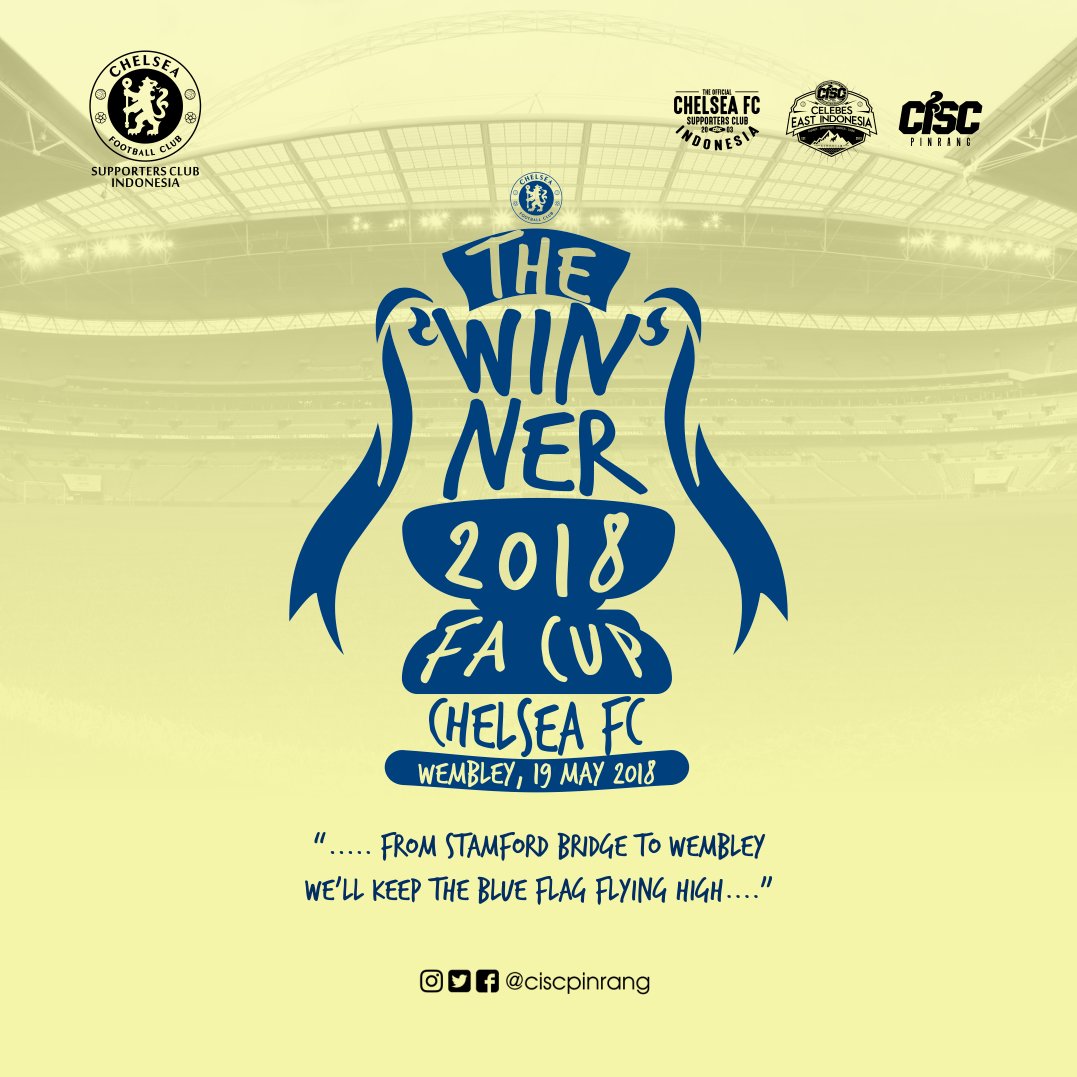 CISCpinrang's tweet image. &apos;......From Stamford Bridge to Wembley we&apos;ll Keep the blue flag flying high...&apos; WINNER FA CUP 2018
CHELSEA FC

#chelseafc #thisisCISC #ciscpinrang #winnerfacup2018 @chelseaindo @CISCSINDOTim
