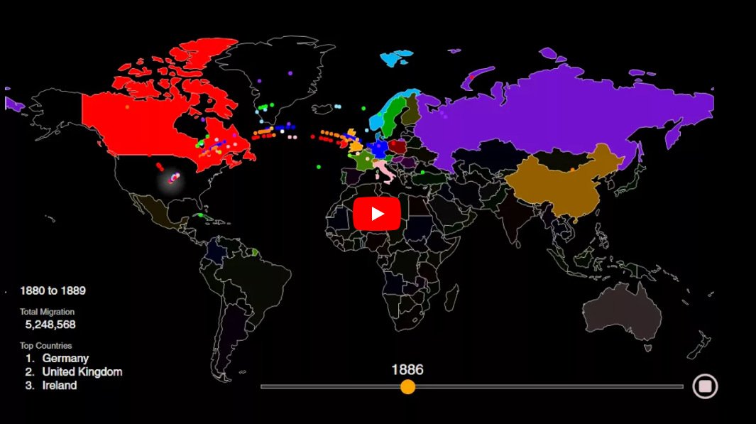 VisualCap's tweet photo. Animation: Visualizing Two Centuries of U.S. Immigration https://t.co/pbLG2is4nM https://t.co/FFpY76zGRO