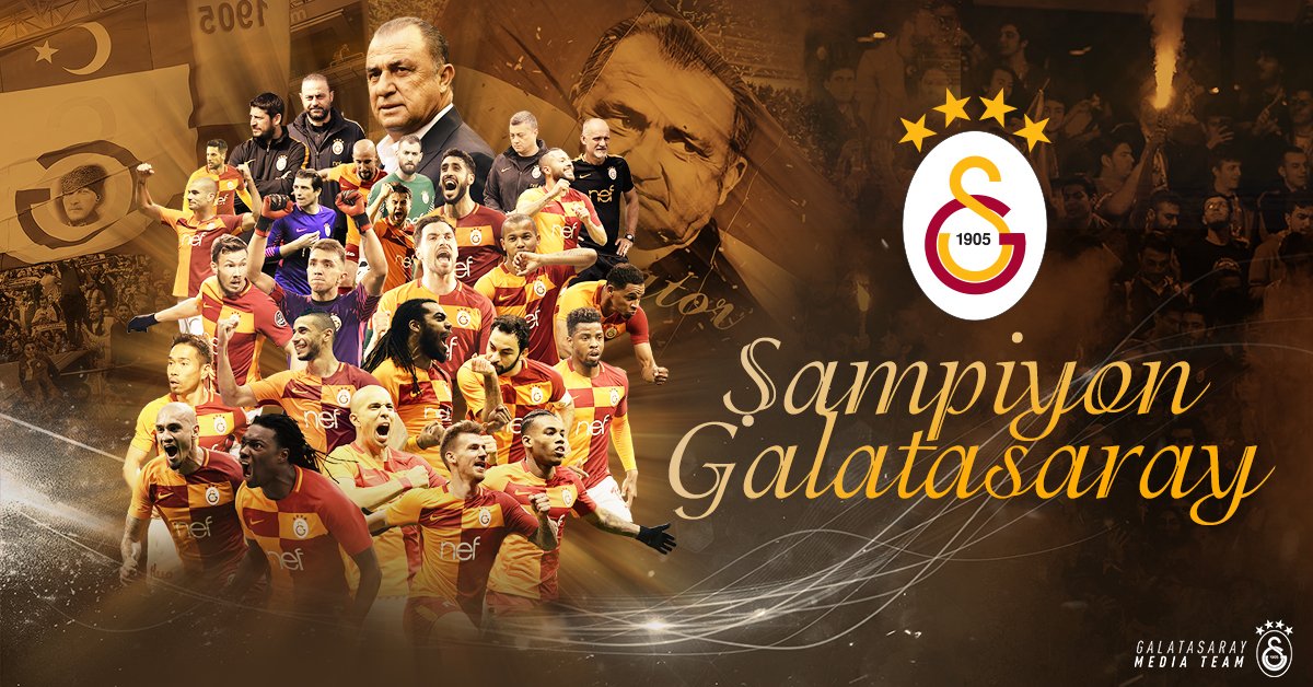 👏 👏 👏 #ŞampiyonGALATASARAY #TekBüyükGALATASARAY