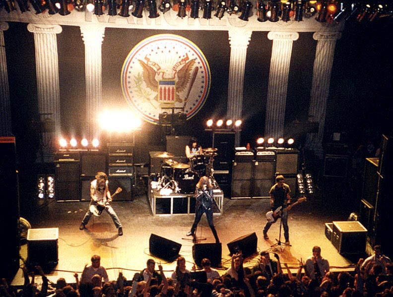 Happy Birthday, Joey Ramone!! Here s a fan shot photo of Ramones at The Cap on 4/8/95. Who was there? 