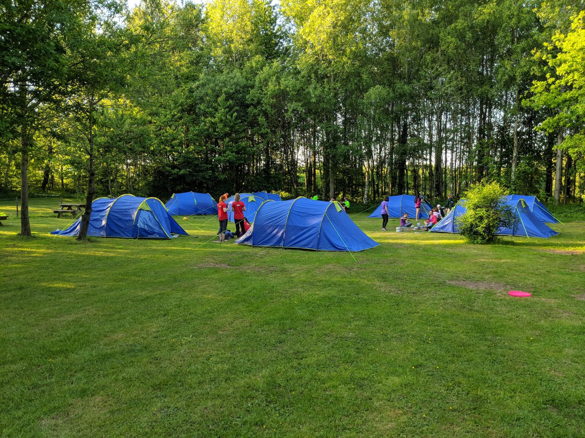 After the 6hour walk, all back at the campsite with tents up and food cooking! #DofE #Bronze #Determination