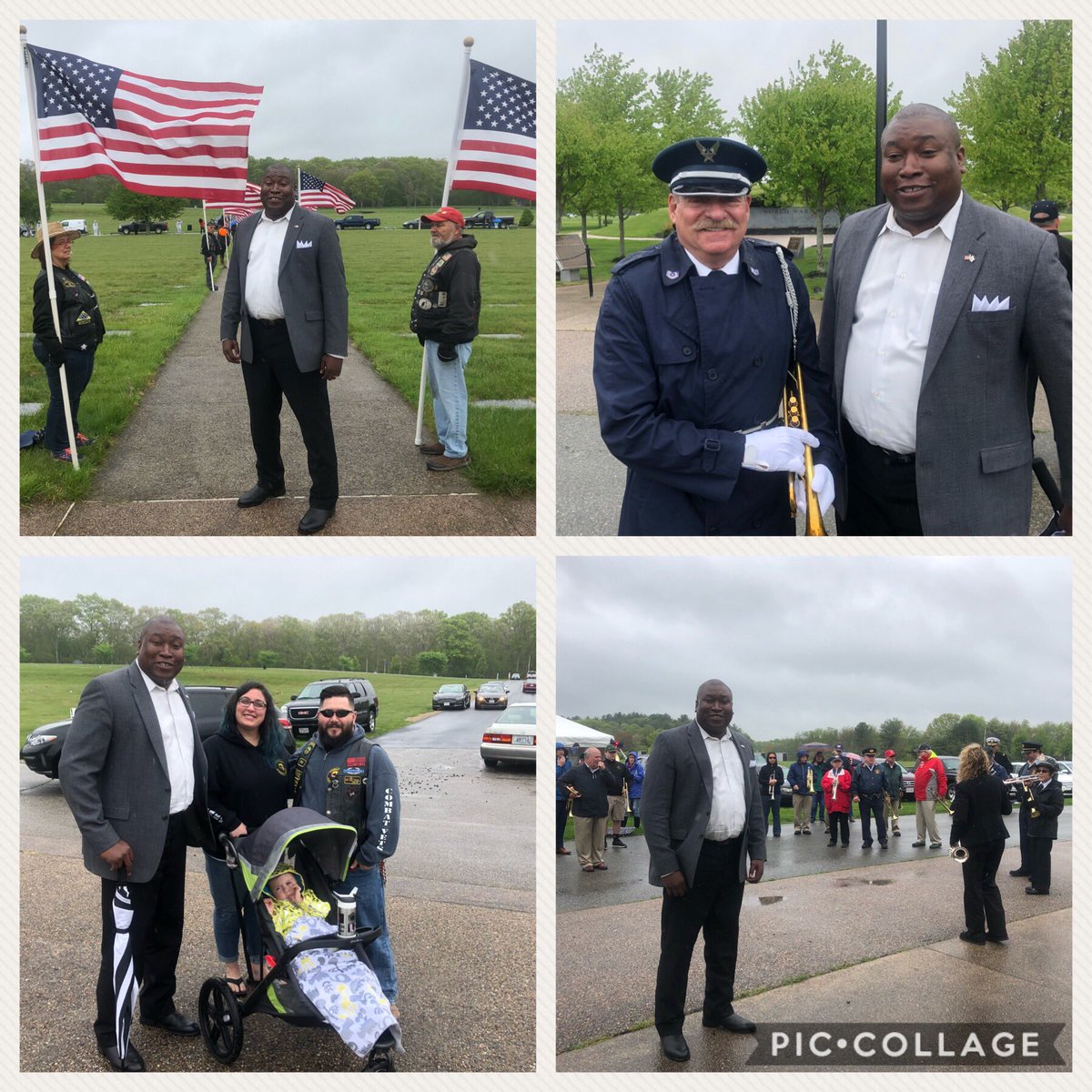 RIVetsDirector's tweet photo. #ArmedForcesDay celebration continues across the Ocean State! #Echotaps at our @RIVeterans Memorial Cemetery this afternoon to honor & thank all members of our armed forces for their sacrifice, commitment & excellence - #HonorThoseWhoServe https://t.co/cdN8m8zEcQ
