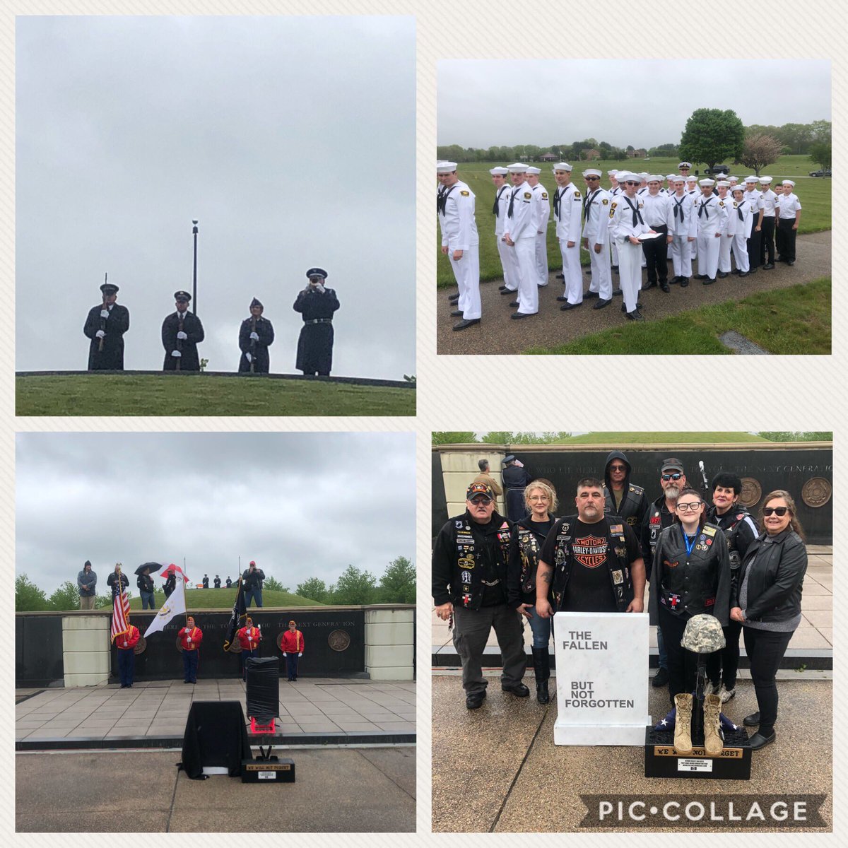 RIVetsDirector's tweet photo. #ArmedForcesDay celebration continues across the Ocean State! #Echotaps at our @RIVeterans Memorial Cemetery this afternoon to honor & thank all members of our armed forces for their sacrifice, commitment & excellence - #HonorThoseWhoServe https://t.co/cdN8m8zEcQ