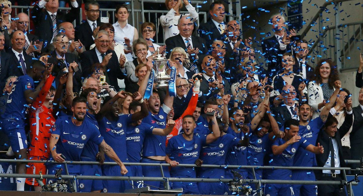 blueisdcolour's tweet image. FA Cup Winners 2018 💙