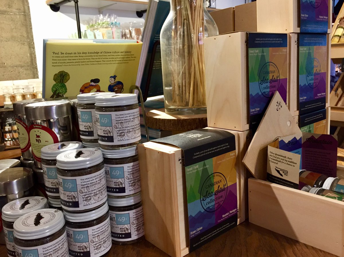 We love our <a href="/VanIsleSalt/">Vancouver Island Sea Salt</a>! Check out the new Old School Coffee Salt collab with @49thParallel #YVR #saltlove