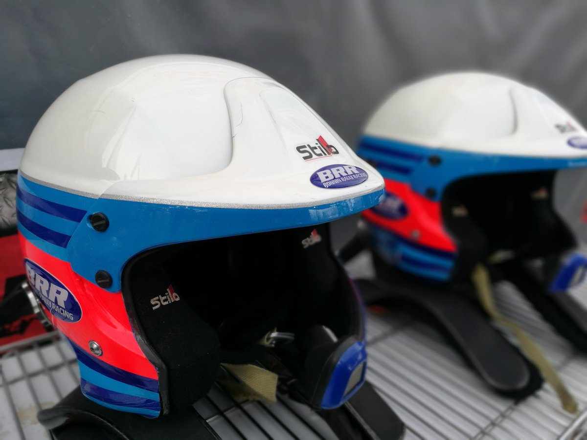 CGRally's tweet photo. Colgaron los cascos, pero solo por esta etapa. @Bonninrallyrac2 debió abandonar por rotura de una manguera pero se reengancha para la segunda etapa. #GoCGR https://t.co/H1ypU4qQJY