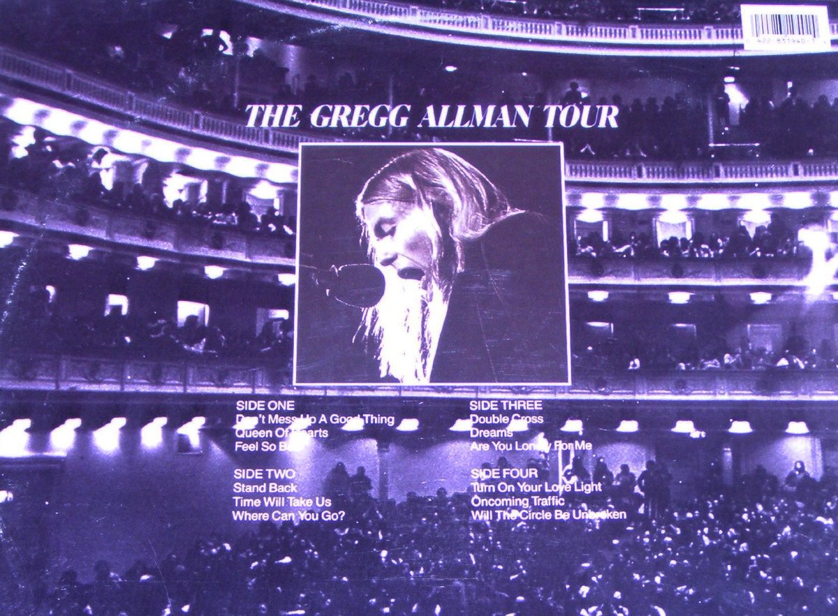 We NEED some Saturday #rockandroll @GreggAllman Band Tour Live - 1974. Yours truly @erindickins on the band! Singing BackGround Vocals. Play this LOUD. DANCE. Fuk #Trump @TommyTalton @greggboyer @RandallBramblet @ButchTrucks @anniesutton #macon  bit.ly/2ItR84F