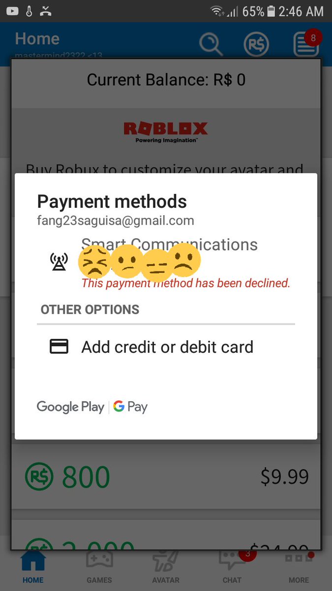 add credit balance roblox