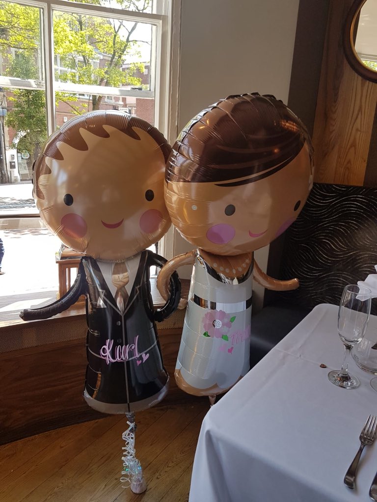 A fantastic afternoon in our Brasserie with the new Mr and Mrs Hobson! 👰🤵💍 #swanstafford #stafford #wdyt #royalwedding #wedding