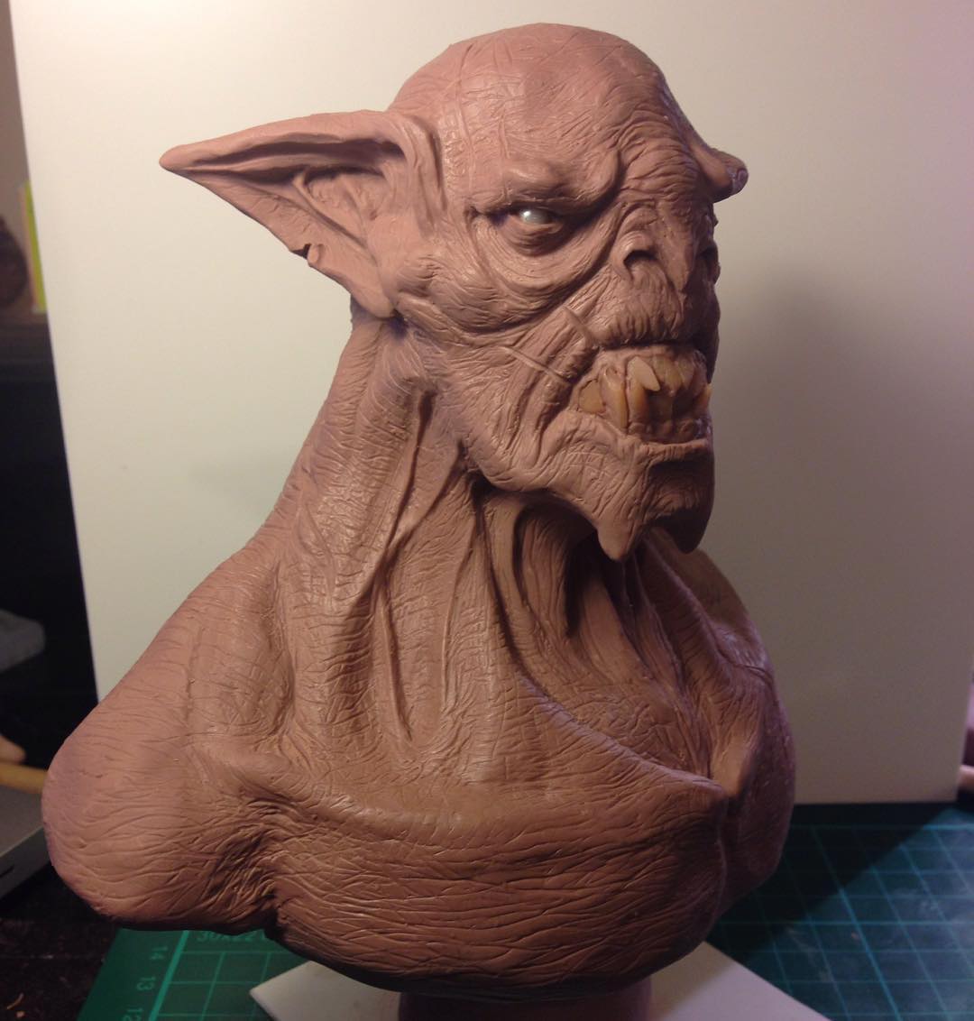 Monster Clay on X: Monster Clay Sculpt of the Day 5/19/18 📷: (INSTA)  @creaturehut Meet this lovely Orc, he likes flowers and picnics #orc  #hobbit #sfx #monsterclay #clay #sculpting #sculpture #art #fantasy #