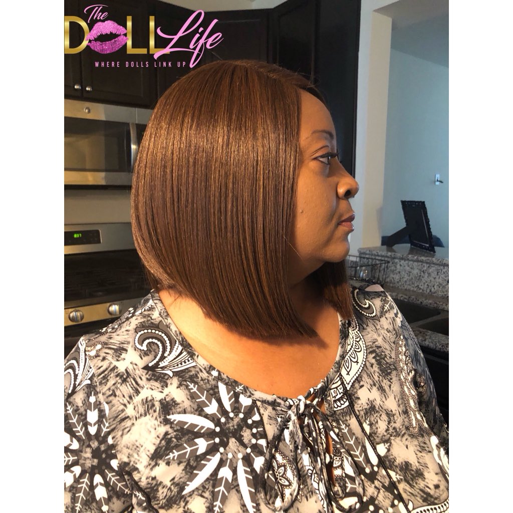 Socially_FB's tweet image. Our Doll @booney7967 was very happy with her custom cut wig ☺️ personally made by our CEO @patrice_enea 💅🏽💕
.
.
#HandMadeWigs #MachineMadeWigs #Ocala #LaceFrontalWig #FullLace #CustomColor #Florida #Wigs #Bundles #Weaves #Sale #WeShip #WigMaker #CustomUnits #hair