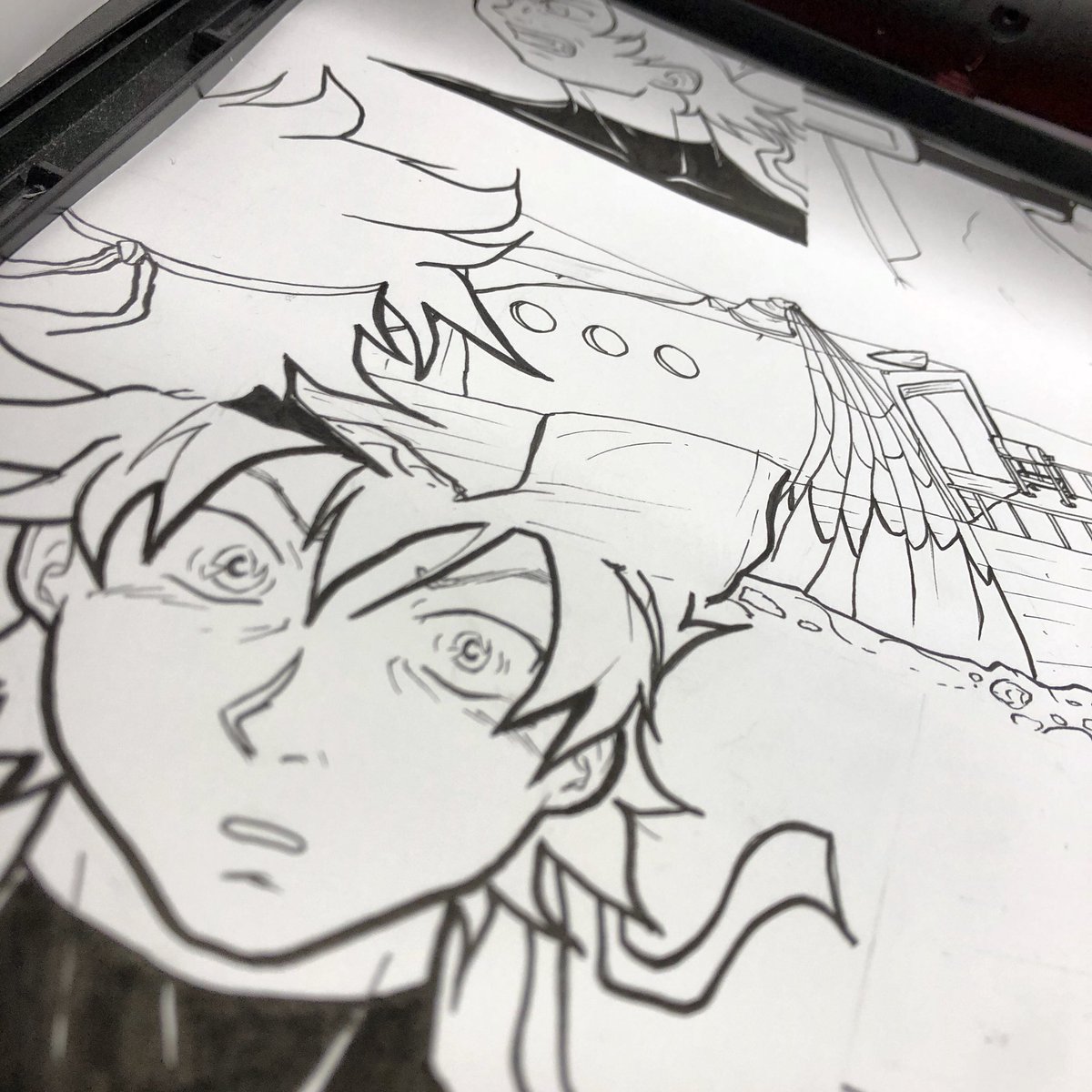 TheJetFalco's tweet photo. Gettin it done at #mspcomiccon yo.
#DreamersEcho #comics #saturday #work https://t.co/7Y43qSwLDJ