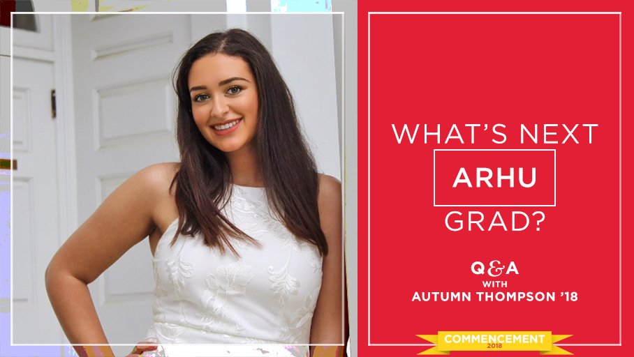 umd_arhu's tweet photo. “Everyone should know that ARHU is entirely interdisciplinary, and the college has many opportunities for students to find their academic calling. ” Read more about Autumn Thompson ’18 @umd_amst. #IAmARHU #UMDGrad #UMD2018 #UMD commencement: https://t.co/SI7ZbVeDsy https://t.co/bsYOVZ3b7O