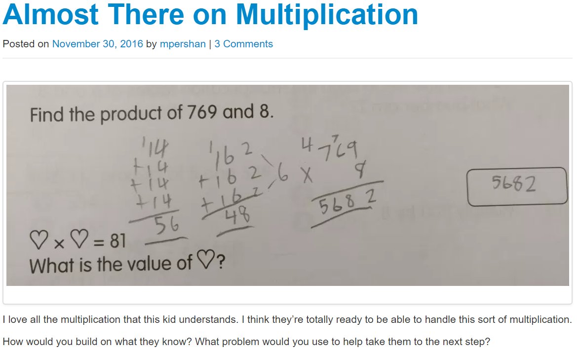 robertkaplinsky's tweet image. Check out mathmistakes.org from @mpershan for &amp;gt; 400 anon student mistakes from elementary school to high school that you can use and discuss with your class.