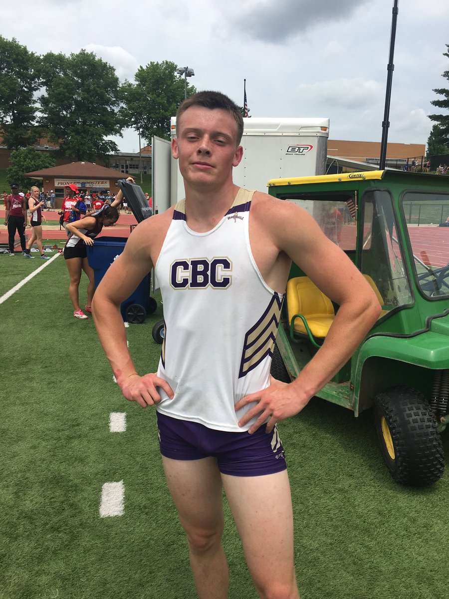 Congrats to <a href="/AustinMaiden34/">Austin Maiden</a> going to #State in all 3 sprints and winning the 400! <a href="/CBCHighSchool/">CBC High School</a> <a href="/cadettrack1/">CBC Track and Field</a>