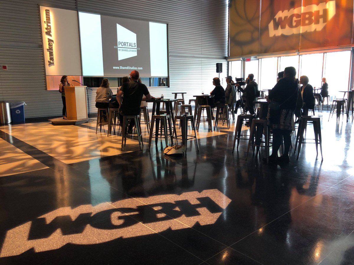 SharedStudios's tweet image. The #WGBHPortal is live @WGBH with @WGBH_Edu! We're connecting Spanish language and music teachers to the #MexicoCityPortal @CCDMX for a #SharedMeal, with librarians in Boston &amp;amp; Herat @CodetoInspire and with the #LAPortal @MercadoLaPaloma right now! bit.ly/2Gy6sYa