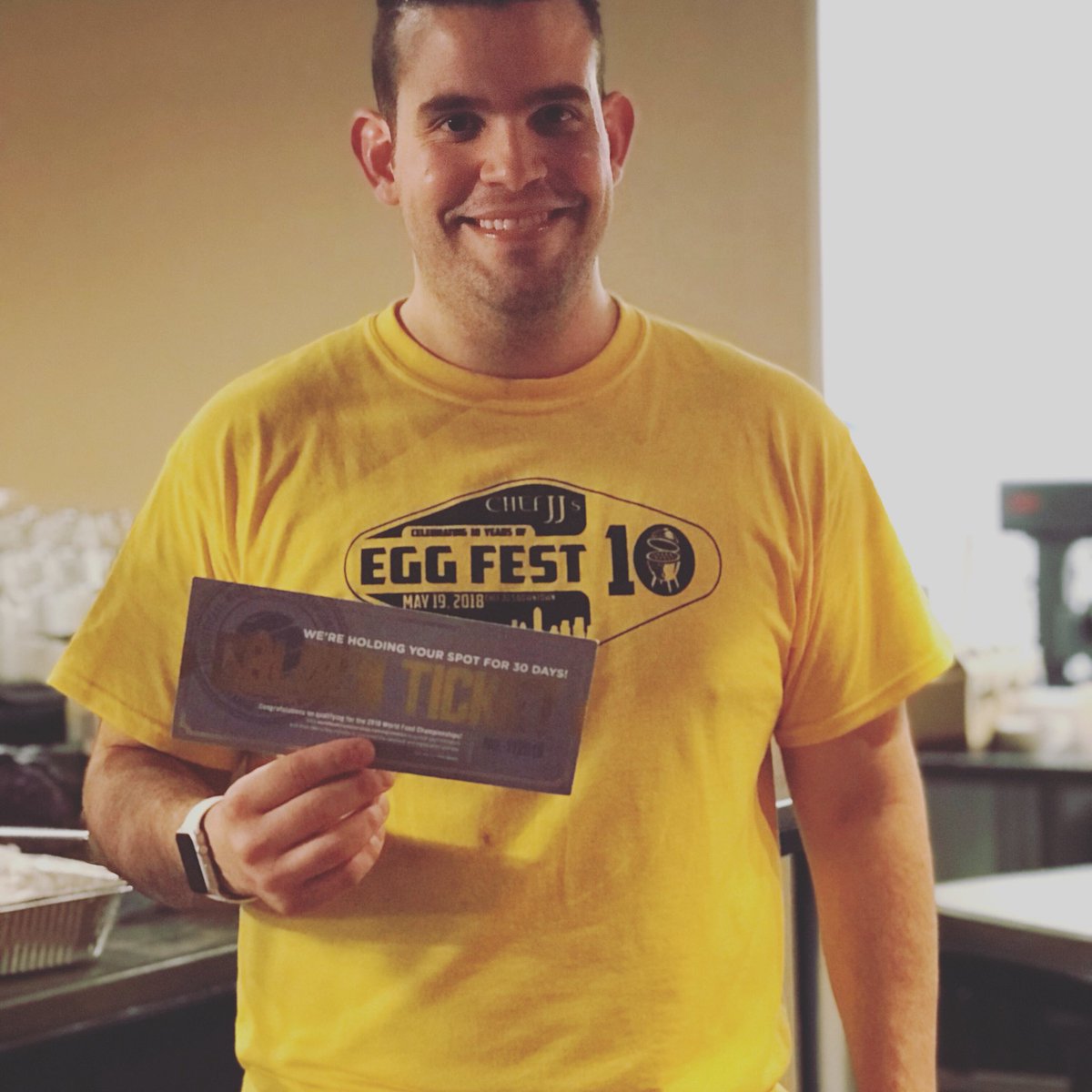 Congratulations Gustavo Perrota on winning the Chef JJ’s Grilling League competition! Good luck competing at WFC2018! #eggfest #WFC2018 #foodsport