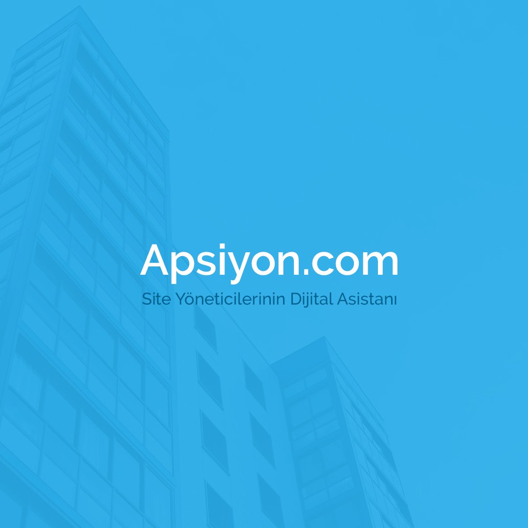 Apsiyon; site, rezidans ve iş merkezi gibi toplu yaşam alanı yöneticileri için dijital hizmet veren bir internet uygulamasıdır. <a href="/apsiyon/">Apsiyon</a> 

apsiyon.com