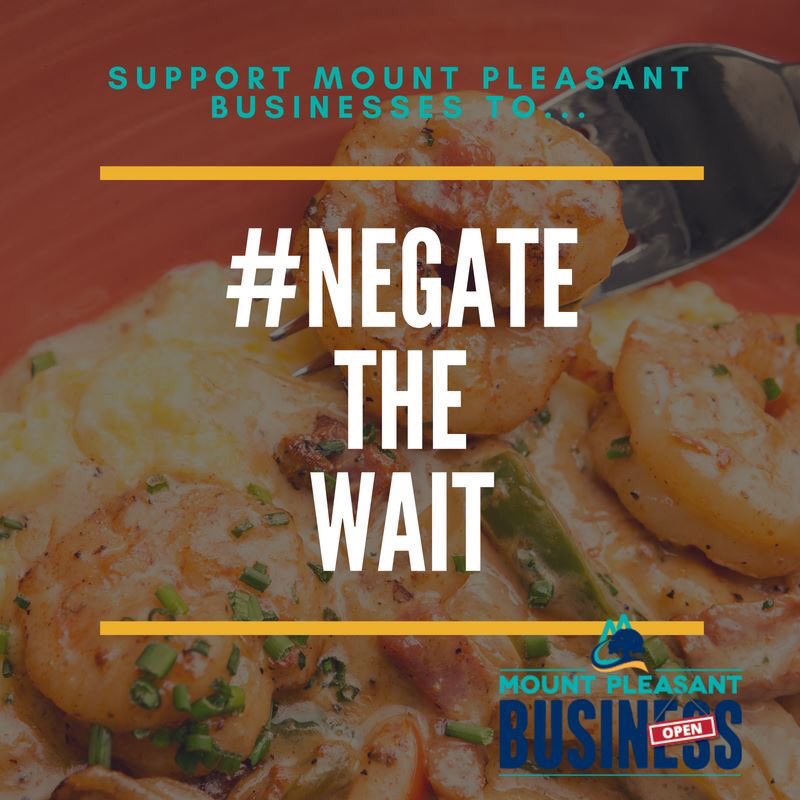 willhaynie's tweet photo. Negate the Wait! Please support Mt Pleasant businesses while we all deal with #bridgepocalypse. https://t.co/UqHKy5mG08