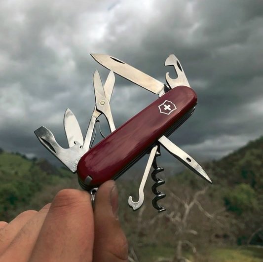 VictorinoxNA's tweet photo. "The greatest adventure is what lies ahead." –J.R.R. Tolkien 📷: @prepared_for_all #MyVictorinox #SuperTinker https://t.co/YZq4U9uxee