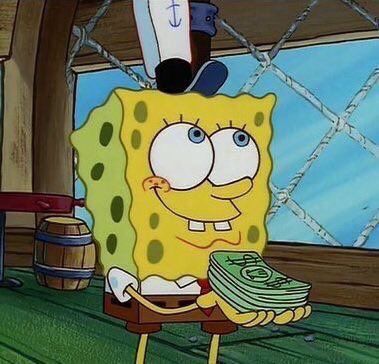 StumblerTop's tweet photo. spending my parents’ money vs spending my own money https://t.co/ztiH1UhPgu