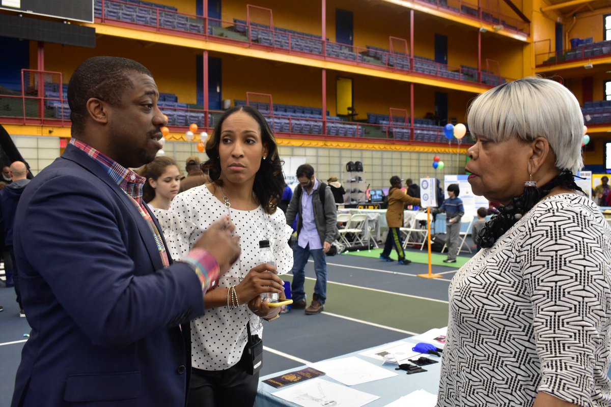 BrianBenjaminNY's tweet photo. At the Super Saturday Stem Expo in Harlem with District 5 Superintendent Danika Rux encouraging youth &amp; educators in their study of science  technology, engineering, and math! https://t.co/x15wW9HsnW
