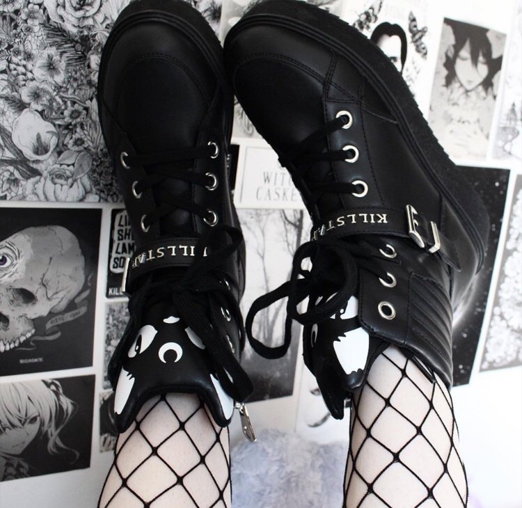 killstar keiko kitty high tops