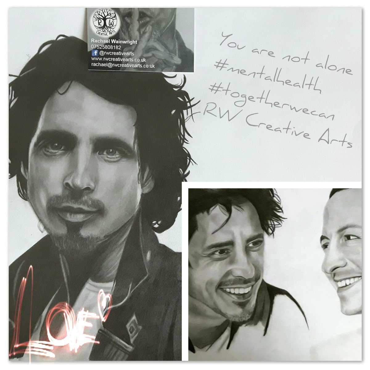 RWCreativearts's tweet photo. A year ago a Father, Son, Husband, Friend and Music Icon lost his battle with mental health. RIP Chris Cornell ❤️ As we look back at our own struggles and how we have battled through; let's all share our own coping mechanisms and help each other!  #mentalhealth #ChrisCornell https://t.co/ktMdHM2om6