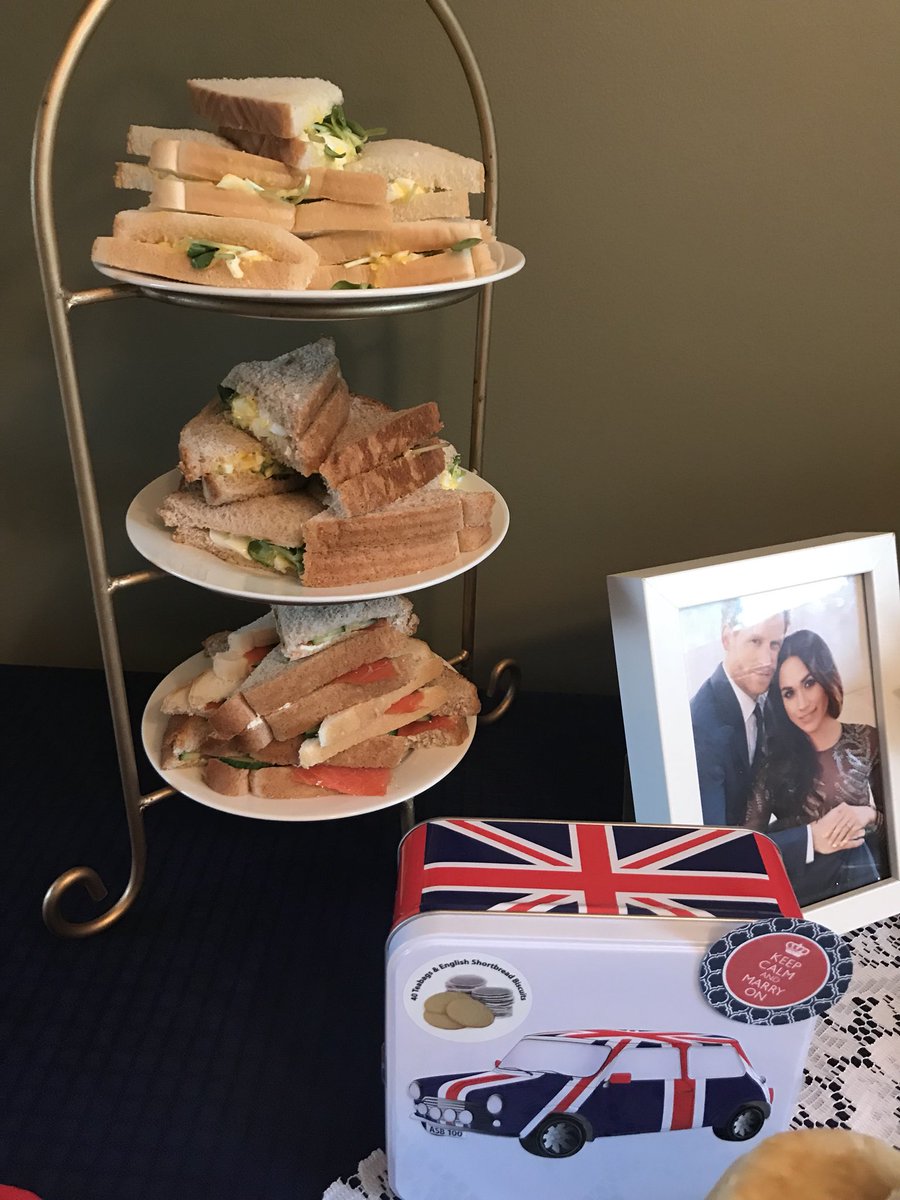 jaydeeeventscda's tweet photo. High Tea is served at our #royalweddingviewingparty @CTVNews #CTVRoyalWedding https://t.co/niimMavDAv