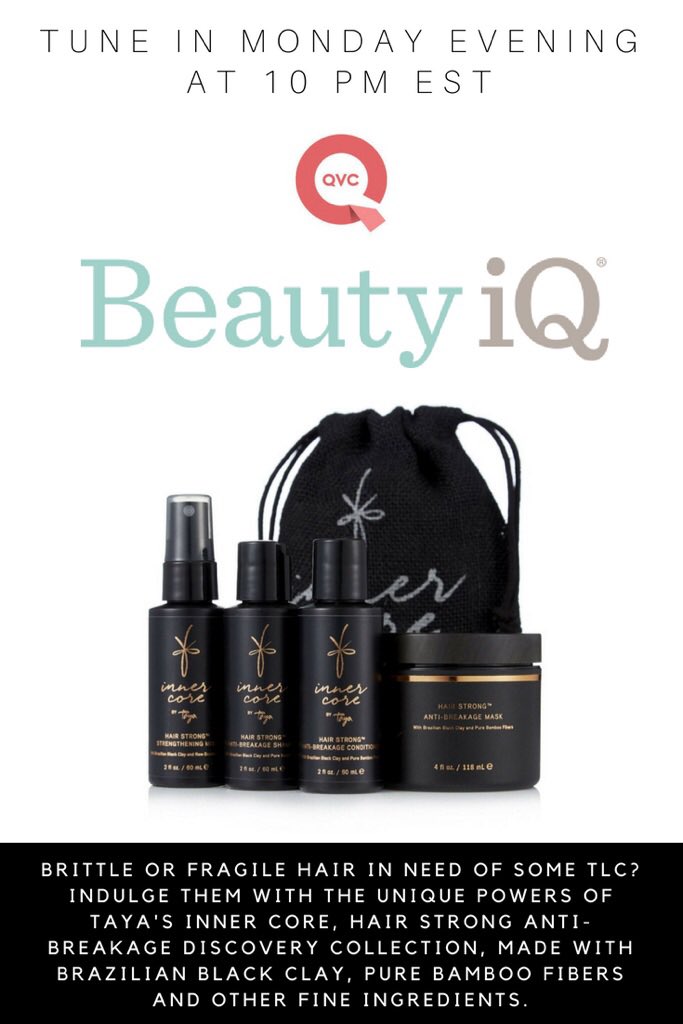 TayaBeauty's tweet photo. Tune in Monday evening at 10 pm EST to @QVC’s @BeautyIQ 📺 #tayabeauty #beauty #hairproducts #hair #greenbeauty #beautyproducts #beautycare #shoppingonline #shopqvc #qvc https://t.co/aOZzqVgK97