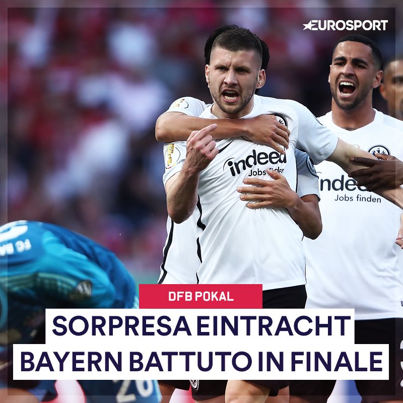 Eurosport_IT's tweet photo. Incredibile a Berlino! 🇩🇪😱🏆

Niko Kovac vince la Pokal con l'Eintracht Francoforte battendo per 3-1 la sua prossima squadra, il Bayern Monaco 👏 
► https://t.co/x0k0EjvCq0

#DFBPokal https://t.co/f88RJByvds