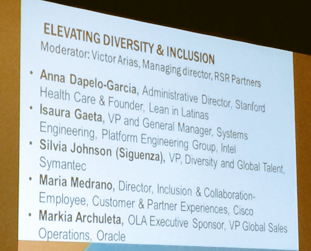 SVLatinoLeaders's tweet photo. Inspirational speaker panel sharing their experiences #SVLLS18 #EsTiempo https://t.co/dgIhJYi0S6