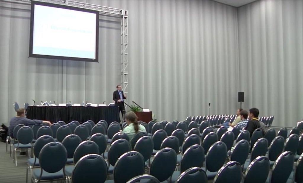 Andreas M. Antonopoulos talking about Bitcoin in 2013. 

Stick with your goals. Nothing is more powerful than a human with conviction.

(H/t @cryptobarber0)