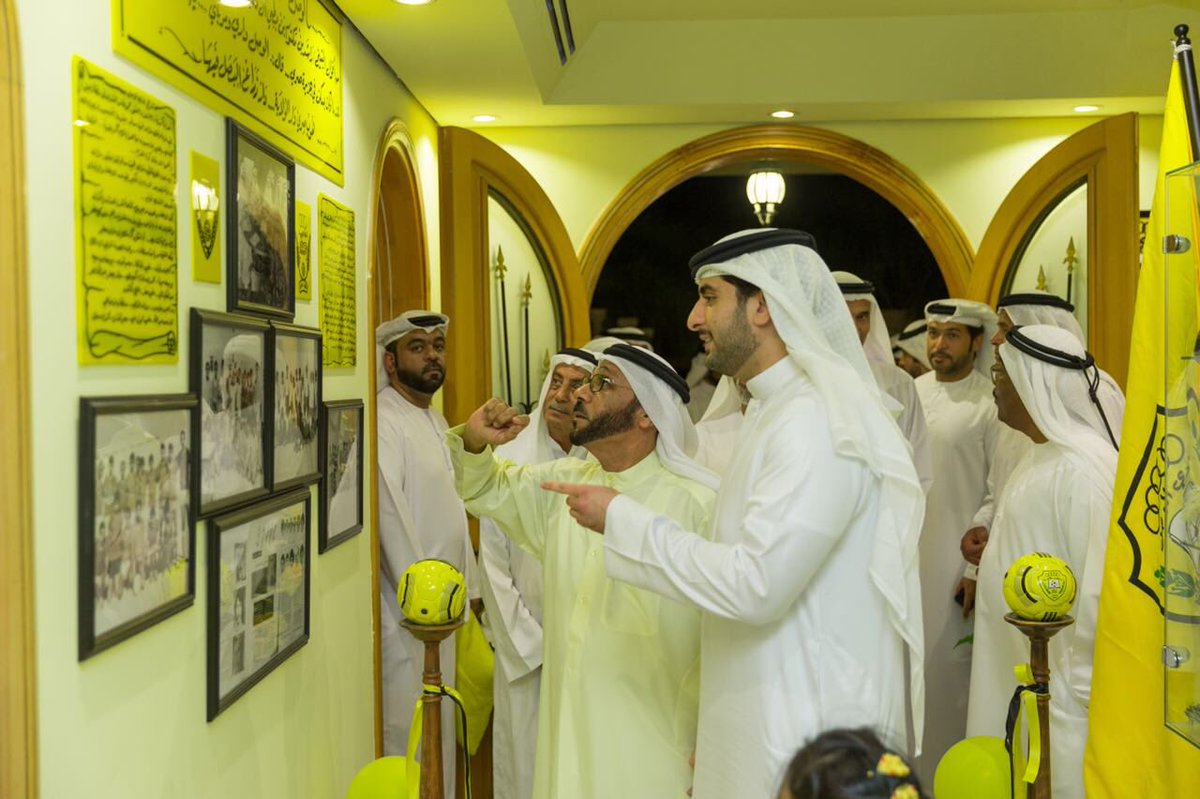 Alwasl_Museum's tweet photo. شهد هذه الاحتفالية الكبيرة والتي اسعدت القيادات الوصلاوية السابقة واعادتهم لذكريات جميلة الى جانب الحضور الكبير من الشباب عشاق الامبراطور الوصلاوي واللون الأصفر (الذهب)
#متحف_الوصل 
#الوصل https://t.co/50dk28SIgv