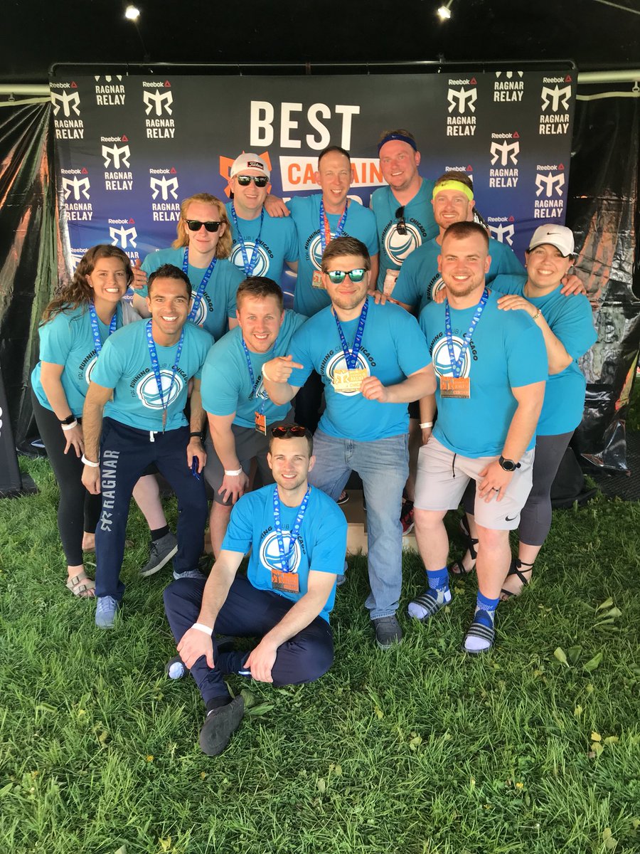 ricemr2's tweet photo. #TQL #ragnar2018 group photo! Great runs all around. #ragnarrelay #running #madisonorbust https://t.co/r8bUSe995B