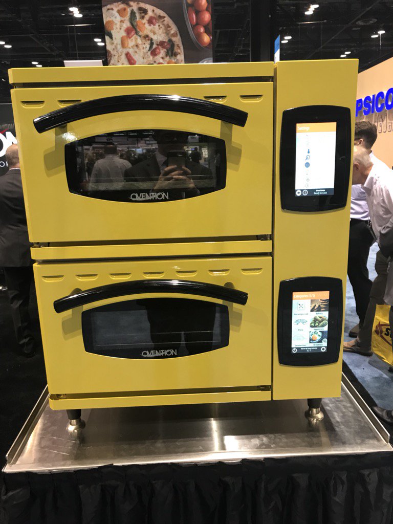 CMAFoodService's tweet photo. Check out the new MILO oven from Ovention! Still no microwave same great speed!@WeRRestaurants@OventionOvens #foodie https://t.co/ARtoaNDABN